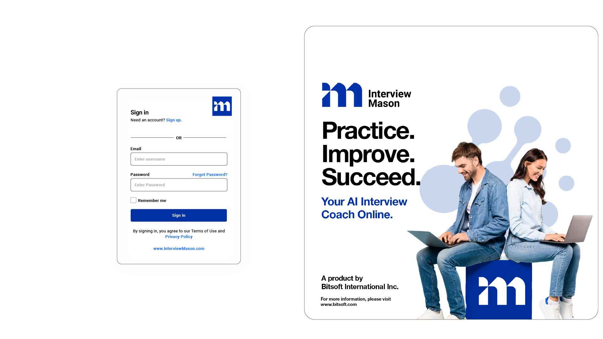 Login Screen InterviewMason